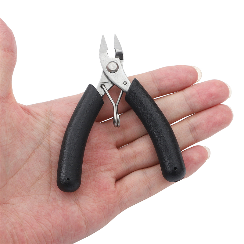 Hitam Stainless Steel Perhiasan Tang Membuat Alat Aksesoris Gunting Pinset Pembuka Cincin Kawat Cutting Bending Crochet DIY