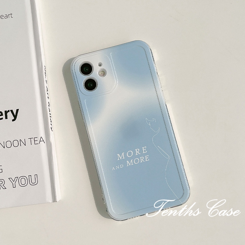 Kompatibel Untuk Iphone14 13 12 11 Pro Max X XR Xs Max8 7 6 6s Plus SE 2020 Ins Gradiasi Ungu Casing Ponsel Dengan Bracket Soft Cover