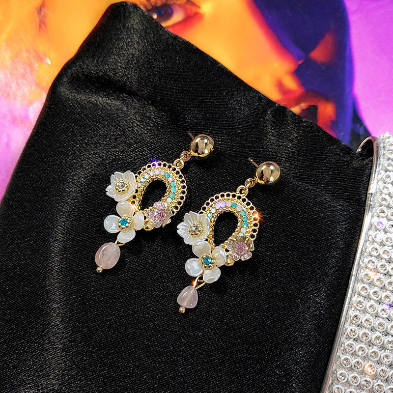 Anting Bunga Jarum Perak925 Super Cute Fashion French Stud Earring