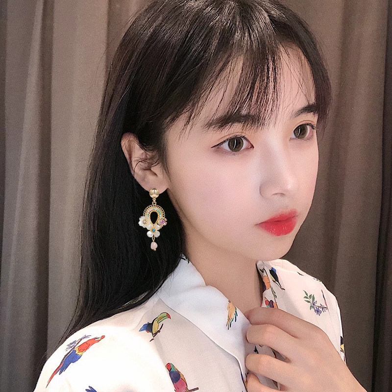 Anting Bunga Jarum Perak925 Super Cute Fashion French Stud Earring