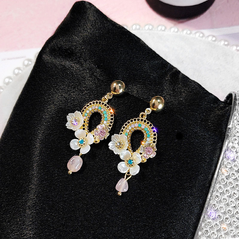 Anting Bunga Jarum Perak925 Super Cute Fashion French Stud Earring