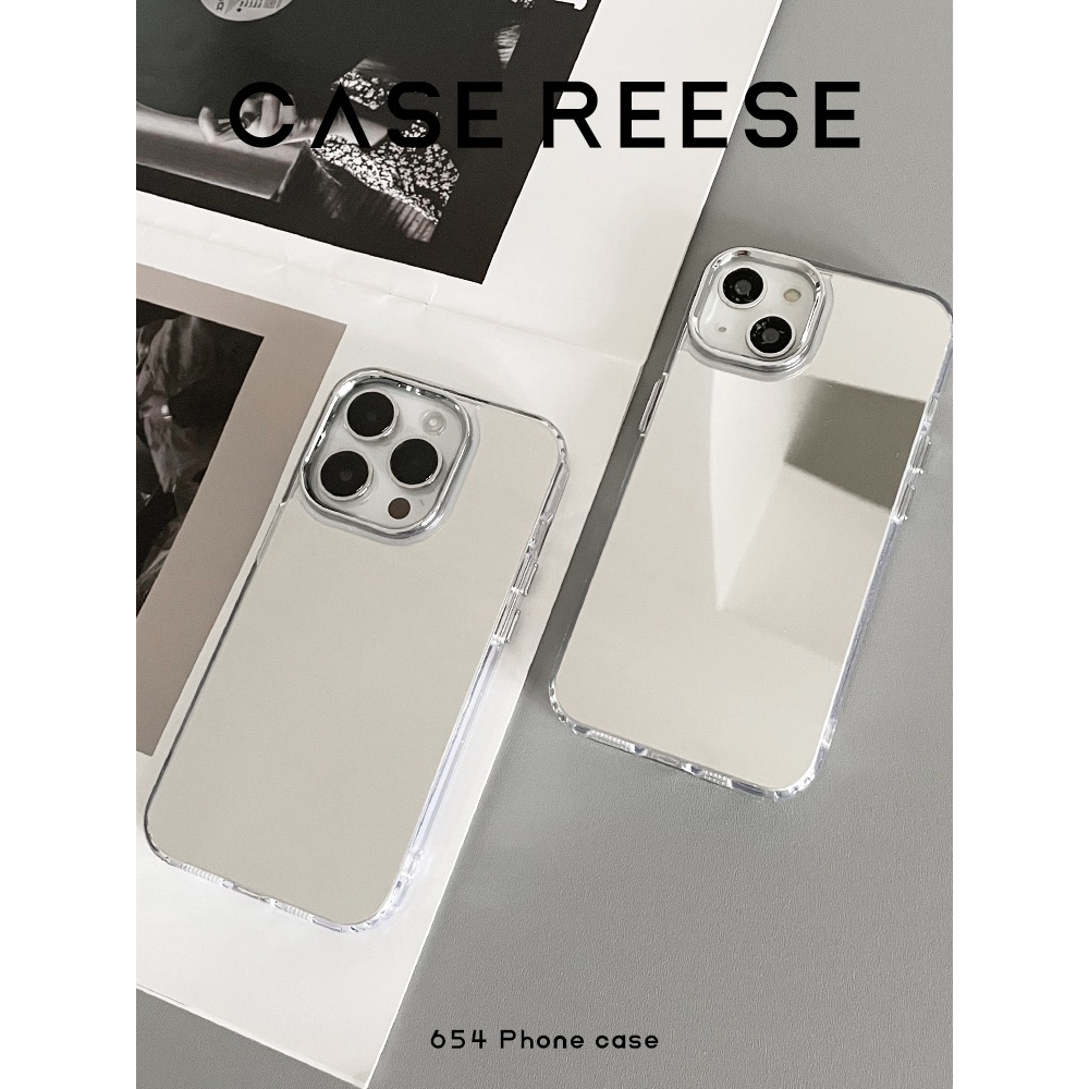 Anti drop mirror case suitable for iPhone 14, 13, 12, 11 Pro Max X XR XS Max popular internet celebrity 14 Plus new simple protective case