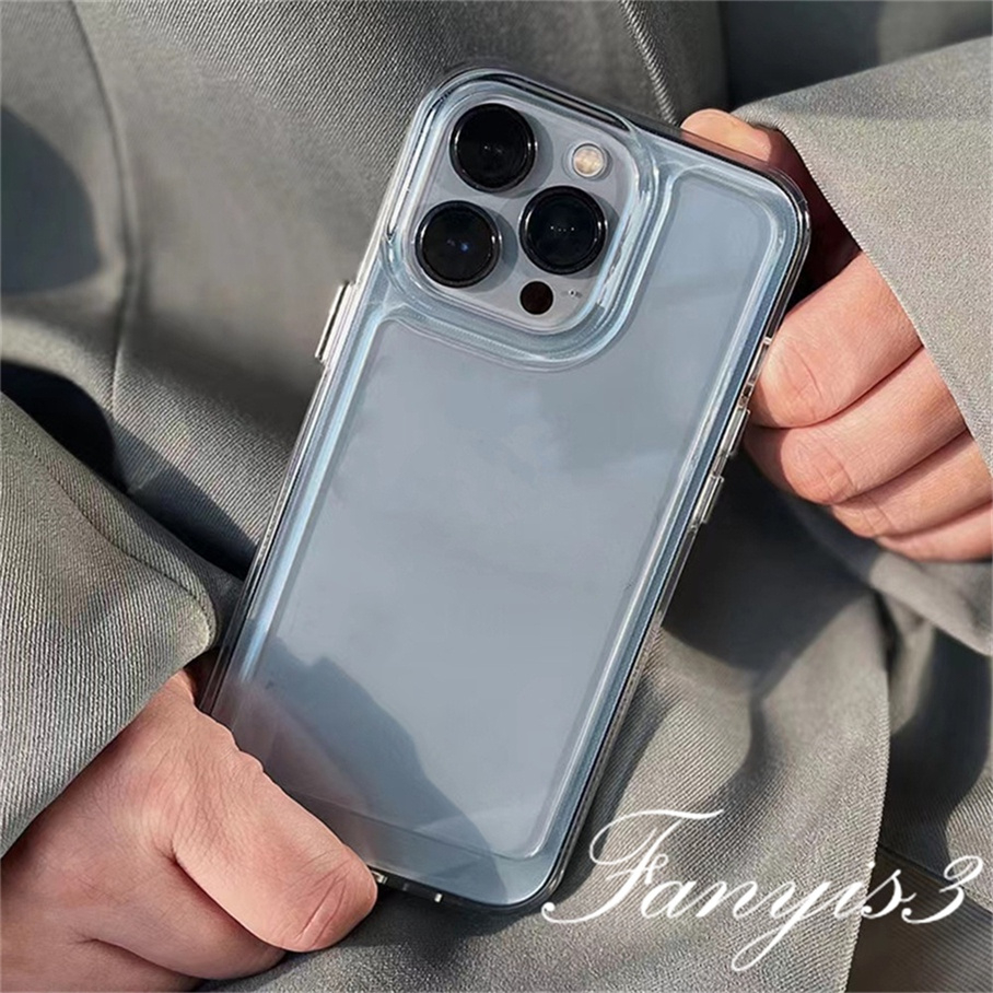 Compatible For iPhone 14 13 12 11 Pro Max X XR Xs Max 8 7 6 6s Plus SE 2020 Kompatibel Untuk Angel Eye Clear Transparan Phone Case Lembut Shockproof Cover