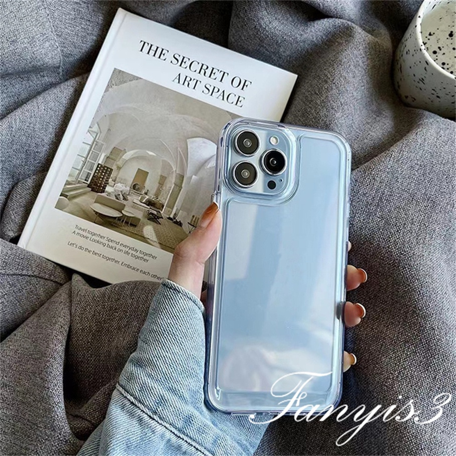 Compatible For iPhone 14 13 12 11 Pro Max X XR Xs Max 8 7 6 6s Plus SE 2020 Kompatibel Untuk Angel Eye Clear Transparan Phone Case Lembut Shockproof Cover