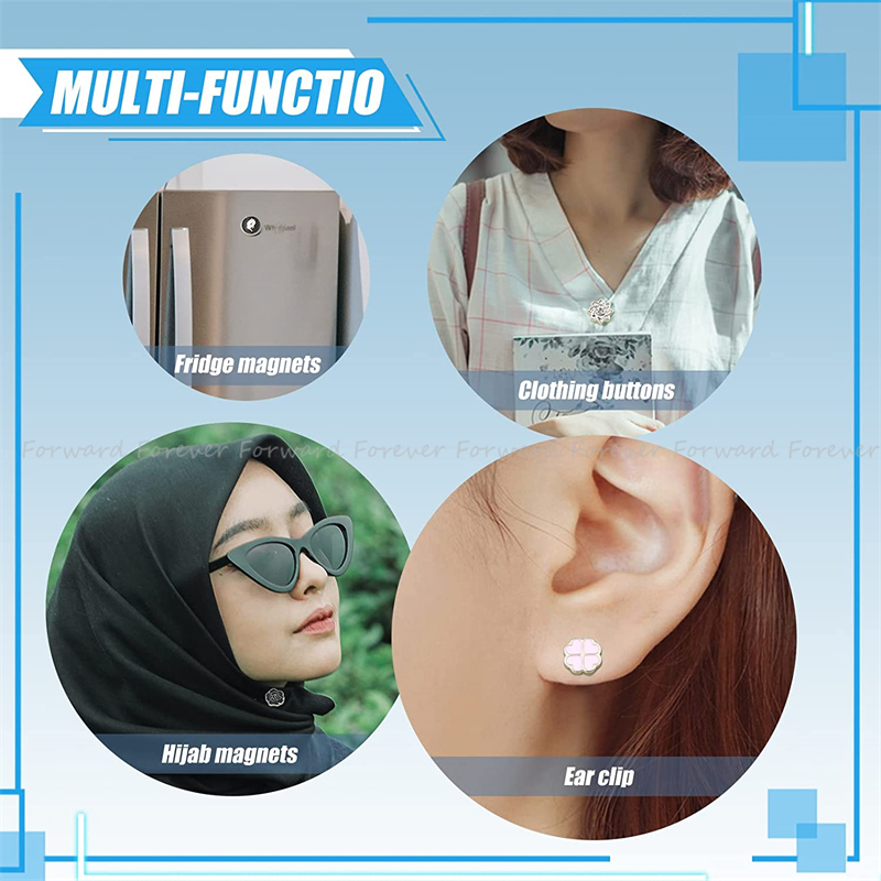 High quality magnet Bros Syal Muslim Jarum Mutiara mini brooch Aksesoris Wanita