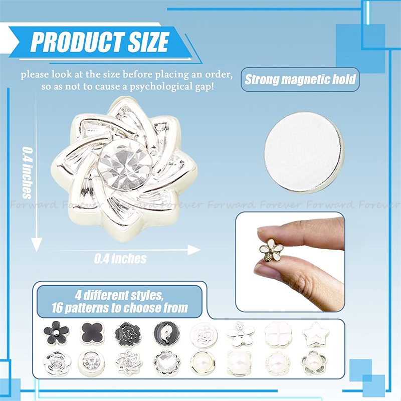 High quality magnet Bros Syal Muslim Jarum Mutiara mini brooch Aksesoris Wanita