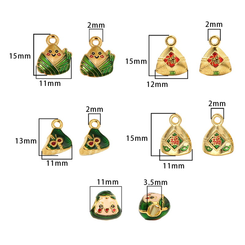 Aksesoris Bentuk Tetesan Minyak Segitiga Bahan Alloy Untuk Membuat Perhiasan Gelang Kalung Liontin DIY