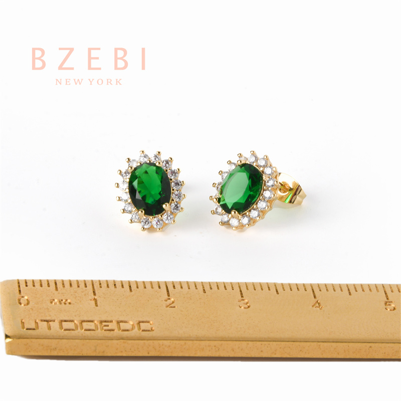 Bzebi Kalung Emas 18k, Kalung Baja Titanium, Kalung Liontin Berlian, Anti Karat, Aksesoris Fashion Wanita Perhiasan Gaya Korea, Hadiah Ulang Tahun 1228st