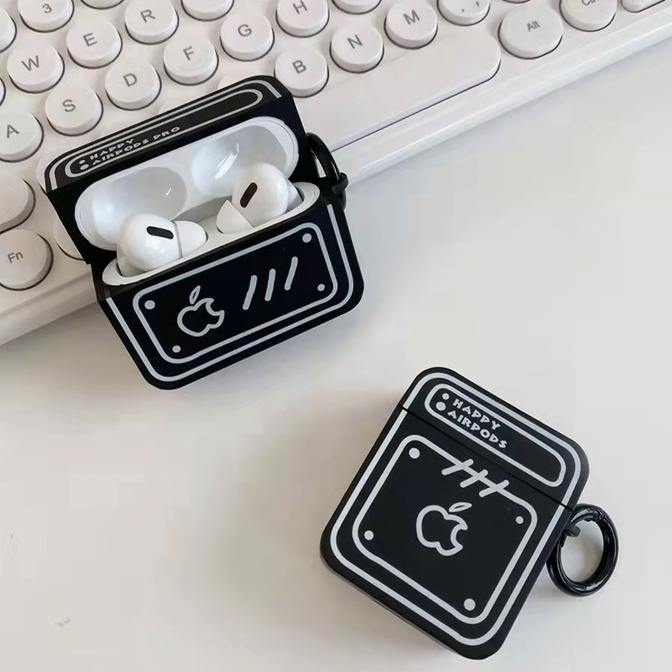 Air Pods Pelindung Case Airpods3 Shockproof Airpods1Per2 Airpods Pro2 gen3 ins Gaya Komik Model Silikon Lembut