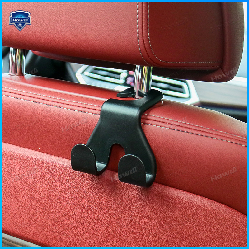 Upgrade Double Head Hooks Dudukan Belakang Mobil Gantungan Holder Interior Hook