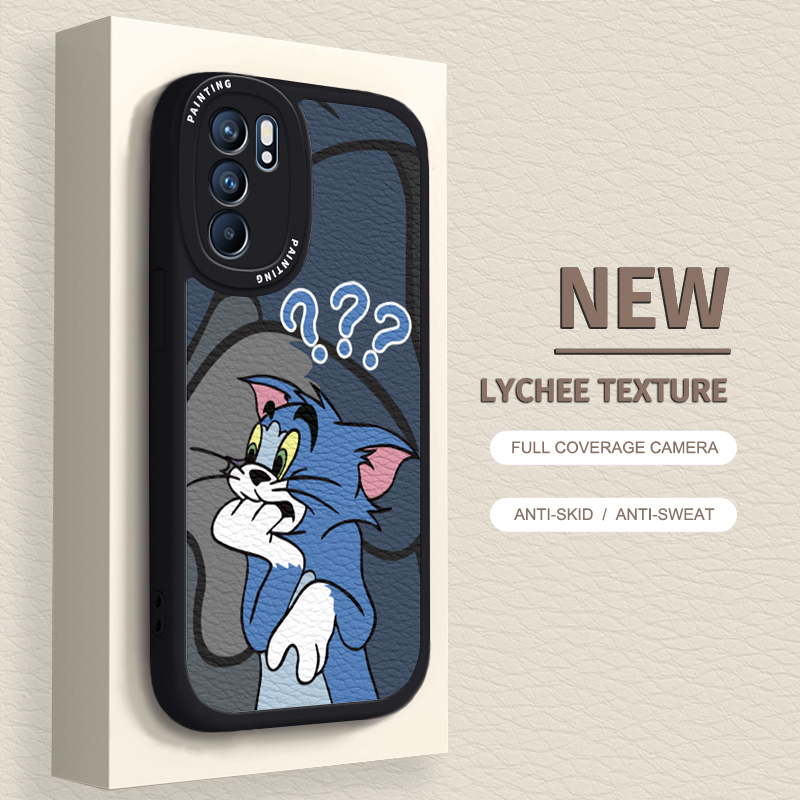 Case OPPO Untuk A3s A5s A9 2020 A11K A12 A15 A16 A31 A33 A52 A53 A54 A57 A74 A76 A92 A95 A96 Motif Kartun Soft Casing F9 F11 Reno4 5 6 7Z