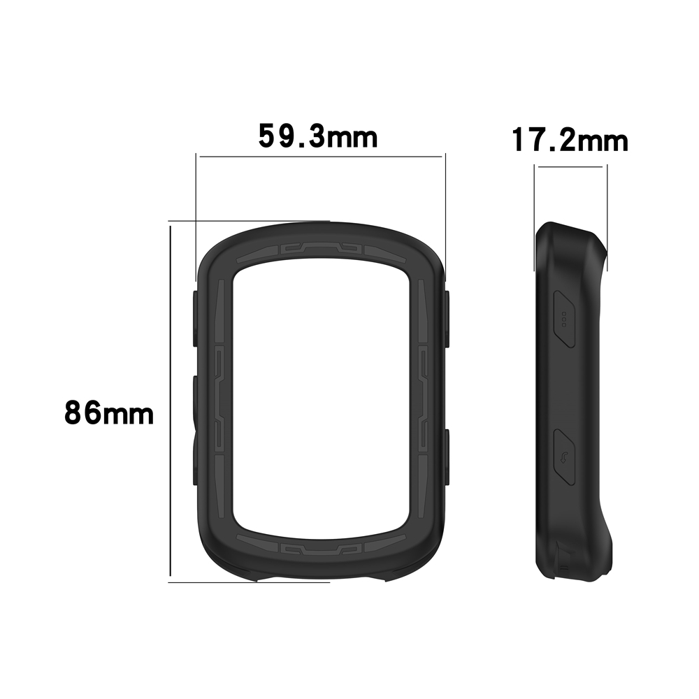 Bumper Pelindung Untuk Garmin Edge840 540 Case Shell Cover Frame Cases Silikon Pelindung Aksesoris