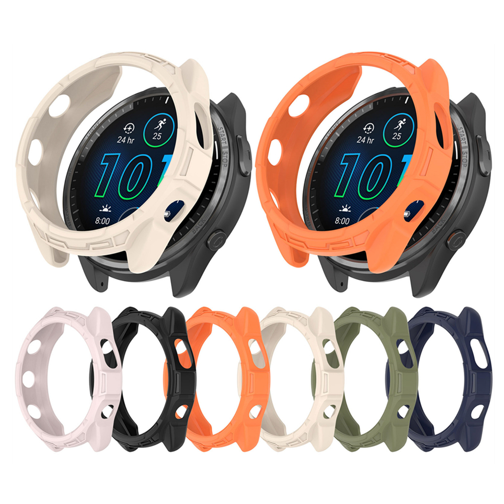 Tpu Case Cover Untuk Garmin Forerunner965Jam Tangan Pintar F965Bingkai Pinggiran Shell Parts