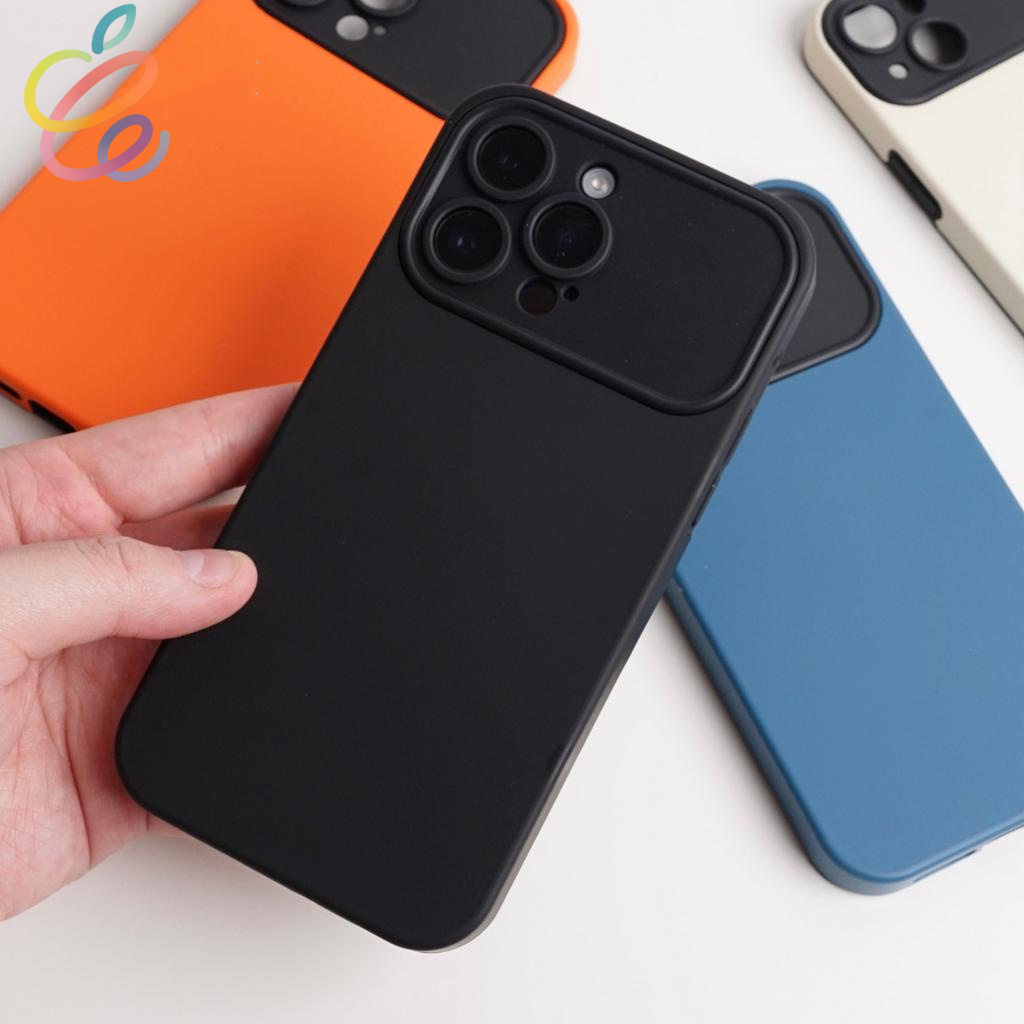 Premium Super Silicone Case Iphone Black / Orange / Dark blue iPhone X XS XR XSMAX 11 12 13 14 pro max Ready!