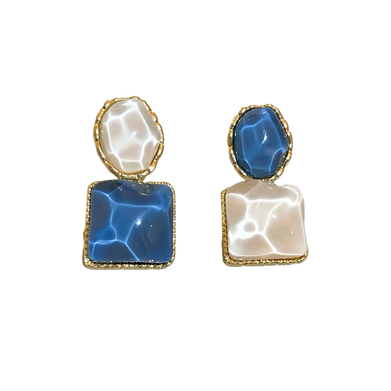 Anting Pejantan Biru, Anting Hati, set Anting, Aksesoris fashion Wanita