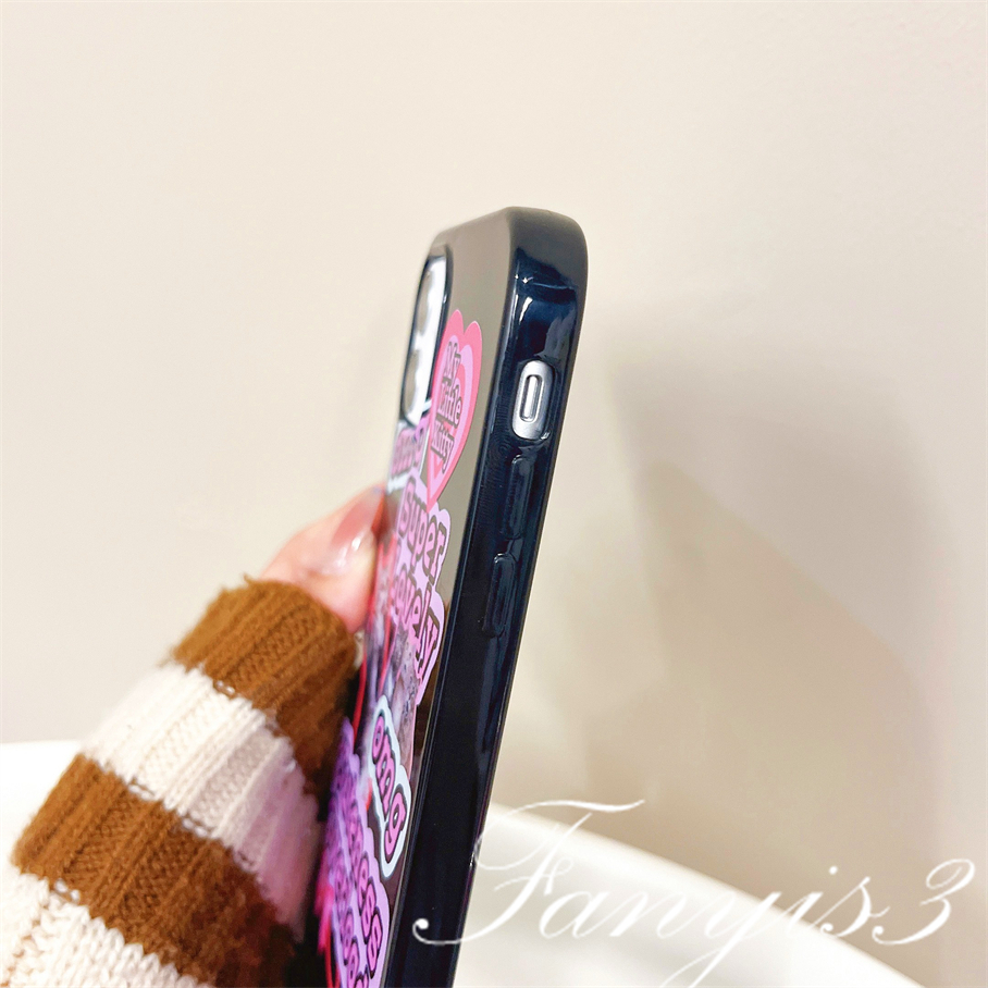 Compatible For iPhone 14 13 12 11 Pro Max X XR Xs Max 8 7 6 6s Plus SE 2020 Kompatibel Untuk Poster Kucing Super Cute Indah Permukaan Glossy Casing Ponsel TPU Silikon Lembut Cover Pelindung