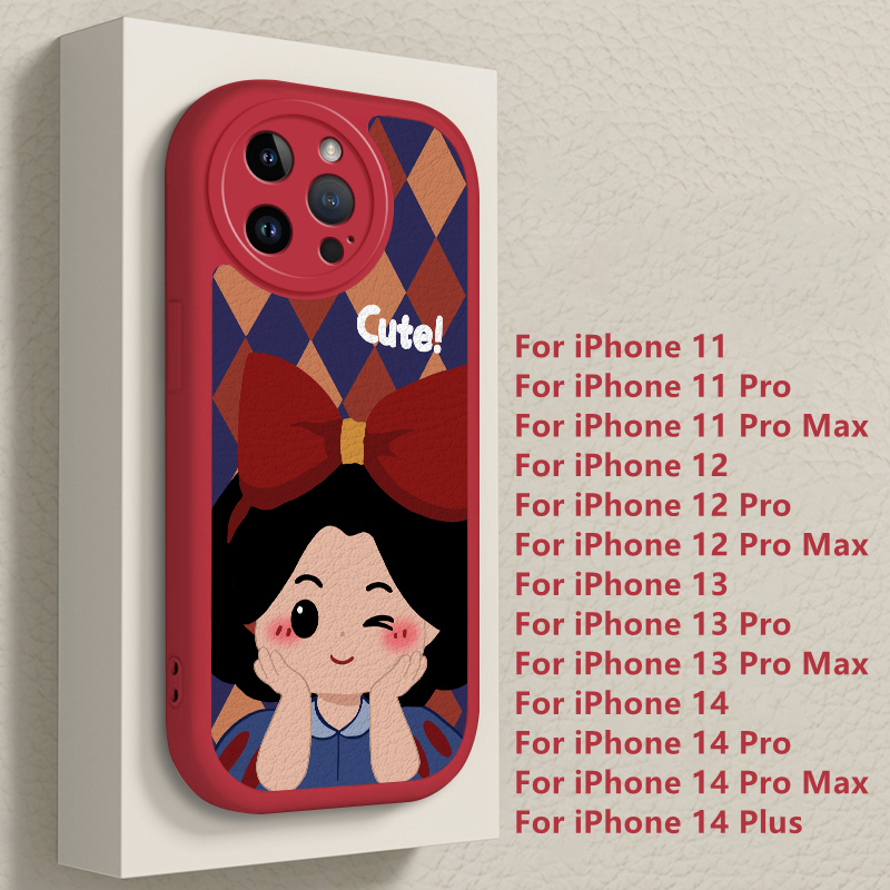 Dllencase Untuk iPhone Case Kompatibel Untuk iPhone 14pro Max14Plus Untuk iPhone 13pro Max11 /12 /13/Pro/Pro Max Silikon Lembut Shockproof Case Cover C164/C165