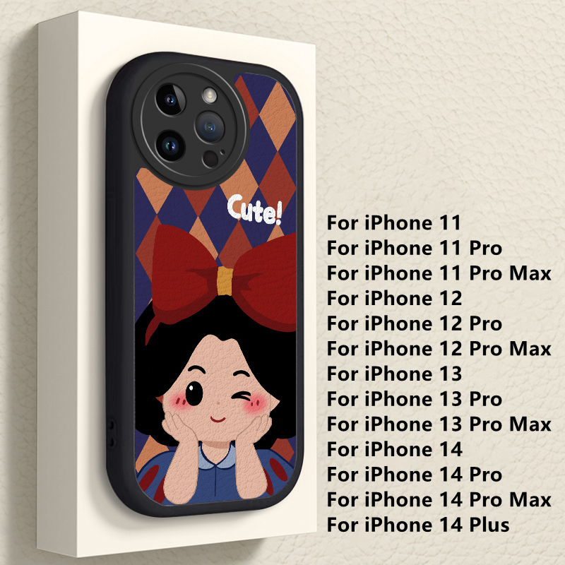 Dllencase Untuk iPhone Case Kompatibel Untuk iPhone 14pro Max14Plus Untuk iPhone 13pro Max11 /12 /13/Pro/Pro Max Silikon Lembut Shockproof Case Cover C164/C165