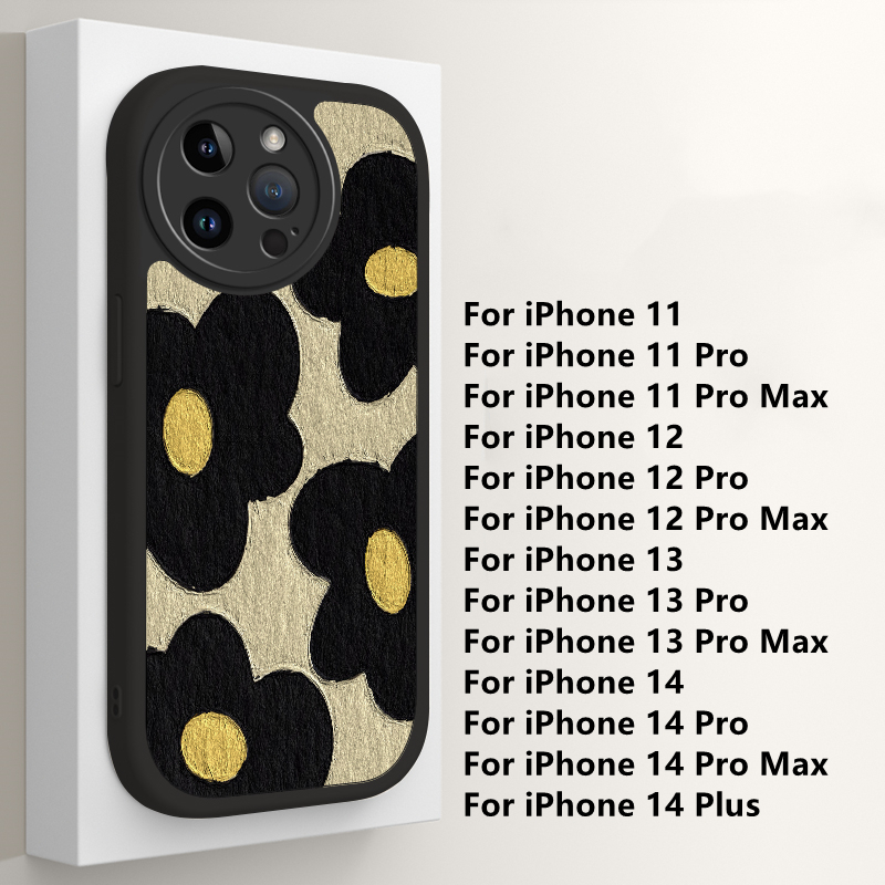 Dllencase Untuk iPhone Case Kompatibel Untuk iPhone 14pro Max14Plus Untuk iPhone 13pro Max11 /12 /13/Pro/Pro Max Silikon Lembut Shockproof Case Cover C173/C174