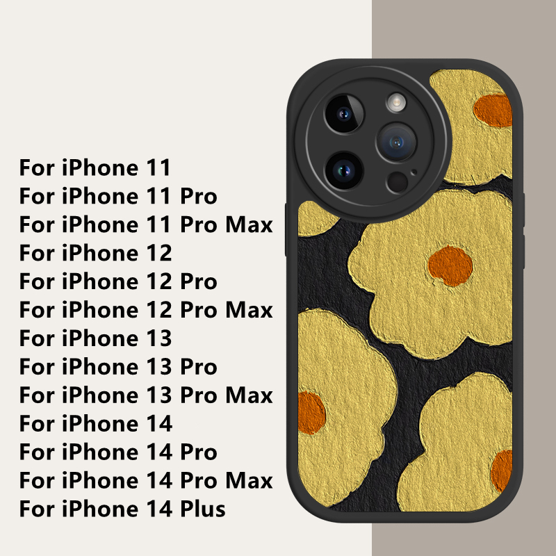 Dllencase Untuk iPhone Case Kompatibel Untuk iPhone 14pro Max14Plus Untuk iPhone 13pro Max11 /12 /13/Pro/Pro Max Silikon Lembut Shockproof Case Cover C173/C174