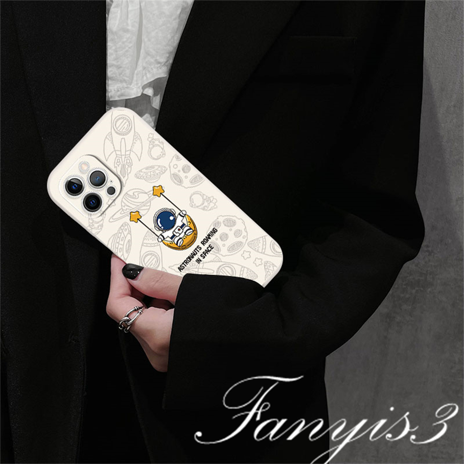 OPPO A78 A17 A77 A77s A57 A76 A96 A16 A16S A15 A15S A74 A5s A3s A54 A31 A5 A9 A53 A33 2020 A93 A94 A95 Reno 8T 6 5 6Z 5F 4F A12 F11 Universe Astronot Phone Case Silicon Soft Sarung