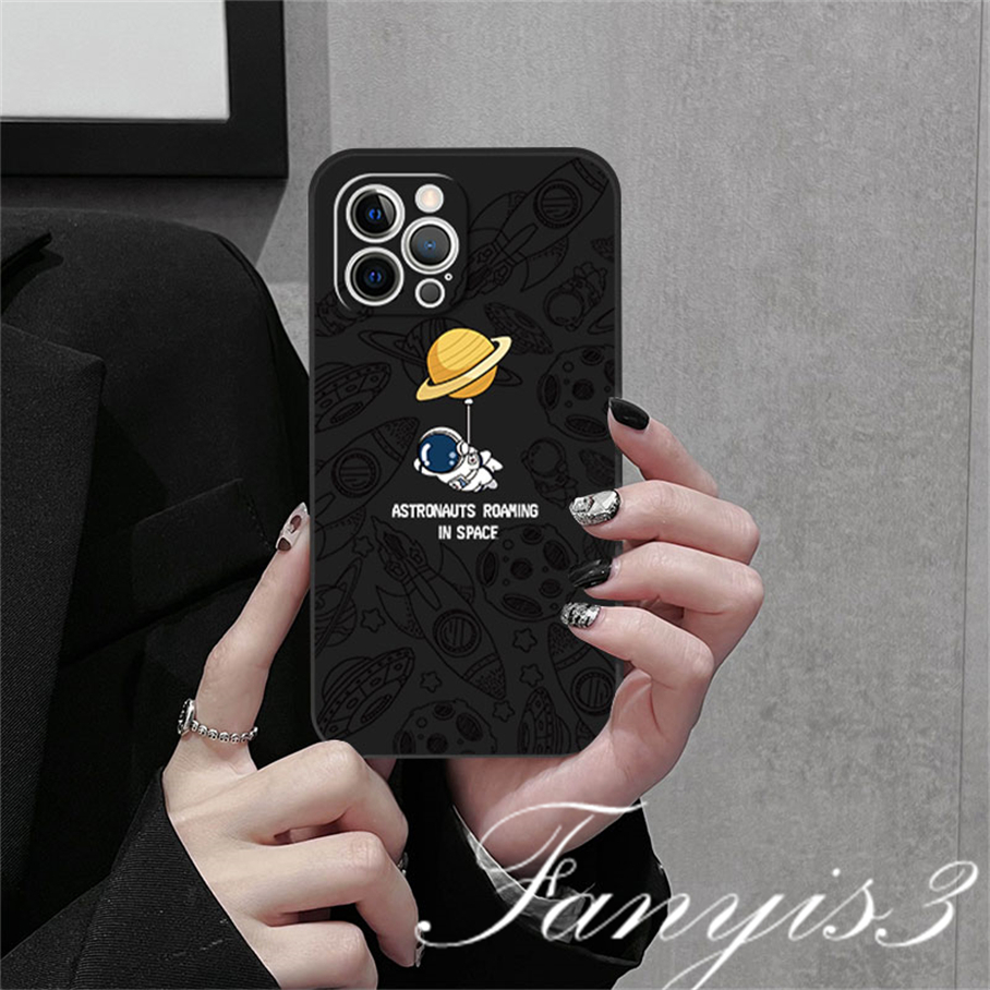 OPPO A78 A17 A77 A77s A57 A76 A96 A16 A16S A15 A15S A74 A5s A3s A54 A31 A5 A9 A53 A33 2020 A93 A94 A95 Reno 8T 6 5 6Z 5F 4F A12 F11 Universe Astronot Phone Case Silicon Soft Sarung