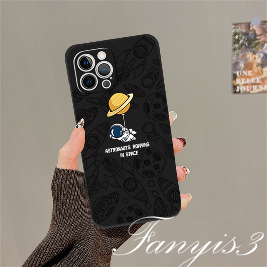 OPPO A78 A17 A77 A77s A57 A76 A96 A16 A16S A15 A15S A74 A5s A3s A54 A31 A5 A9 A53 A33 2020 A93 A94 A95 Reno 8T 6 5 6Z 5F 4F A12 F11 Universe Astronot Phone Case Silicon Soft Sarung
