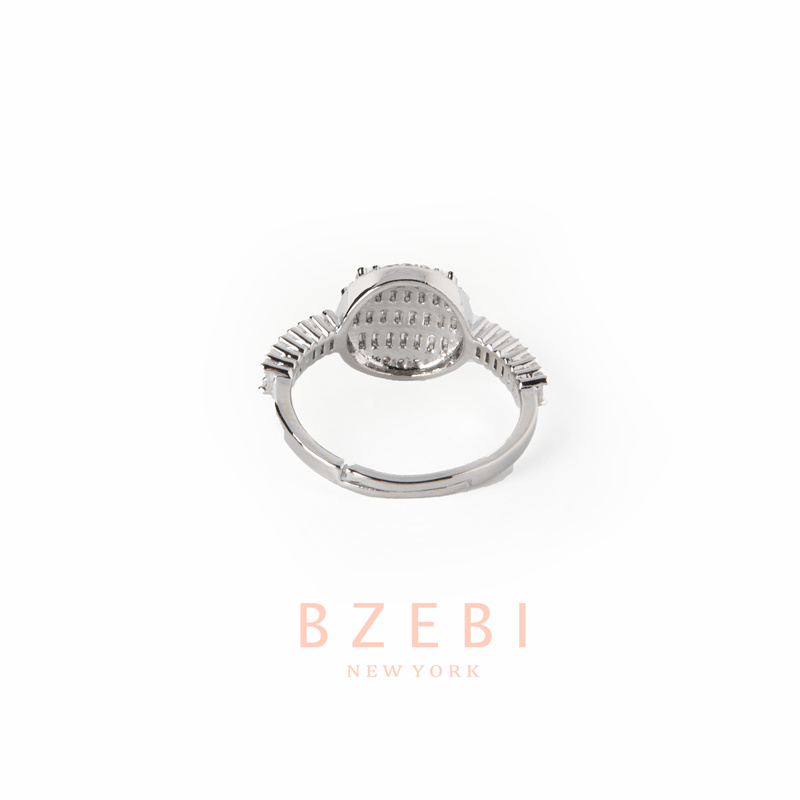 Bzebi Cincin Emas Berlian 18k, Cincin Terbuka Ajustable, Anti Karat, Gaya Korea, Aksesoris Fashion Wanita, Aksesoris Sehari-Hari, Perhiasan Premium, Hadiah Ulang Tahun Dengan Box 1232r