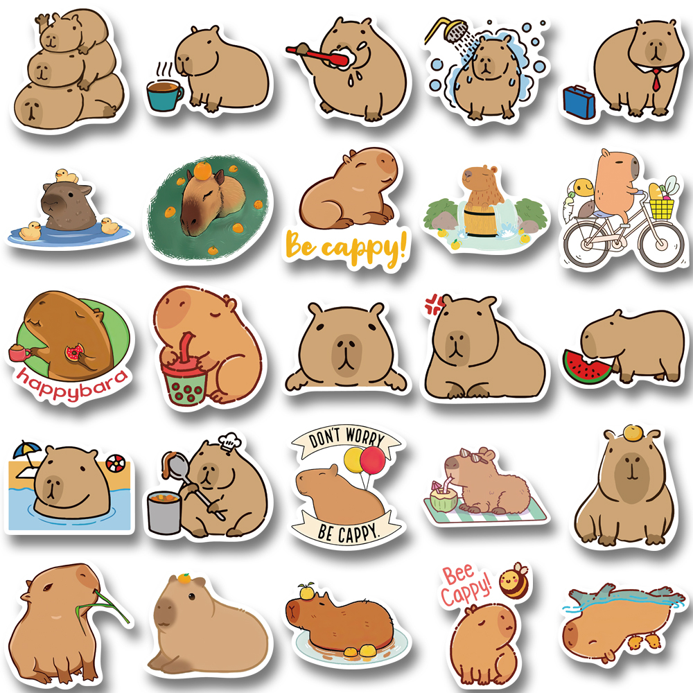 [in Stock] 50pcs Stiker Kartun Lucu puffer Air laptop Ponsel Dekorasi sticker Tahan Air