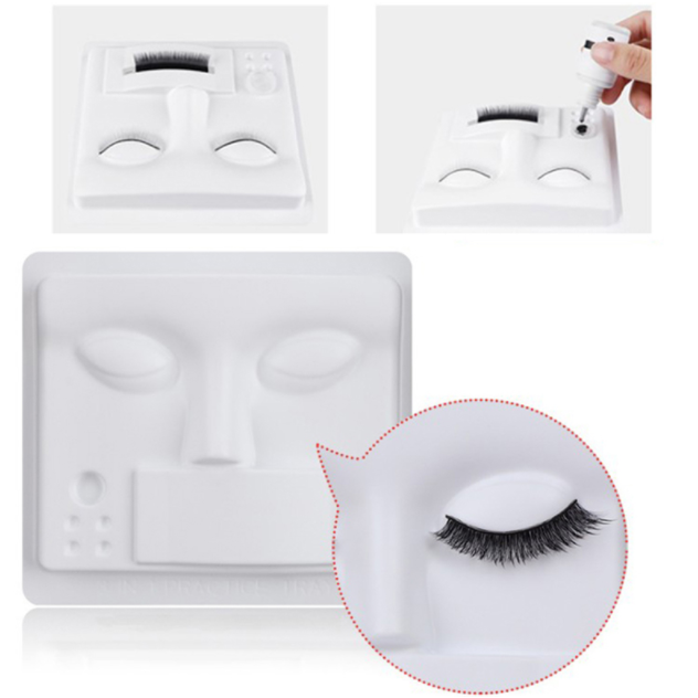 Deid Training Eyelash Extension Palsu Handmade Praktek Manekin Plastik Model Kepala Martijn