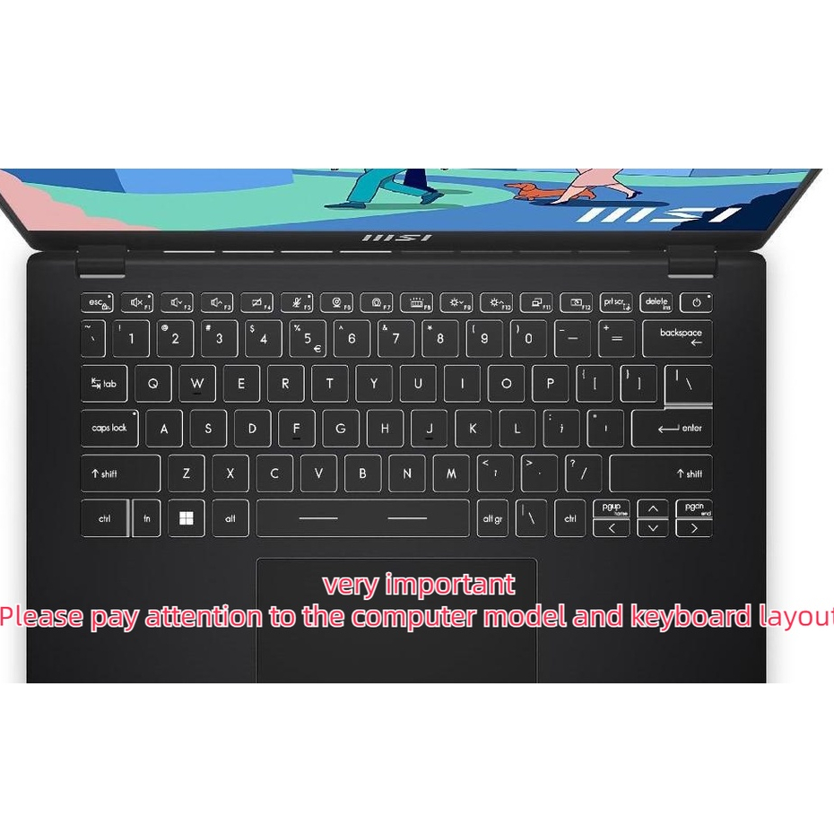 Pelindung Keyboard Untuk MSI Modern 14 c5m Keyboard Cover TPU Keyboard Flim