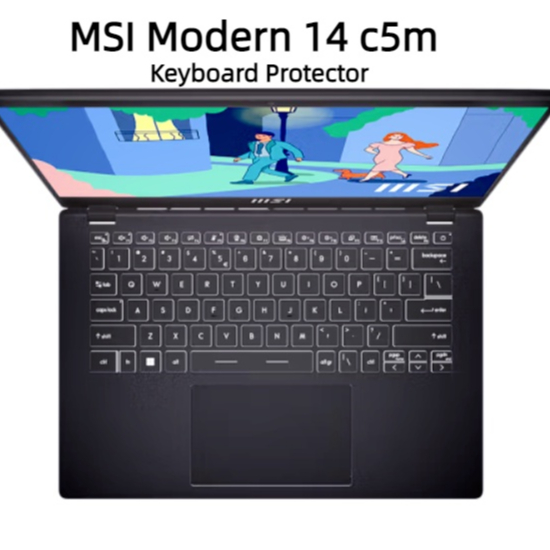 Pelindung Keyboard Untuk MSI Modern 14 c5m Keyboard Cover TPU Keyboard Flim