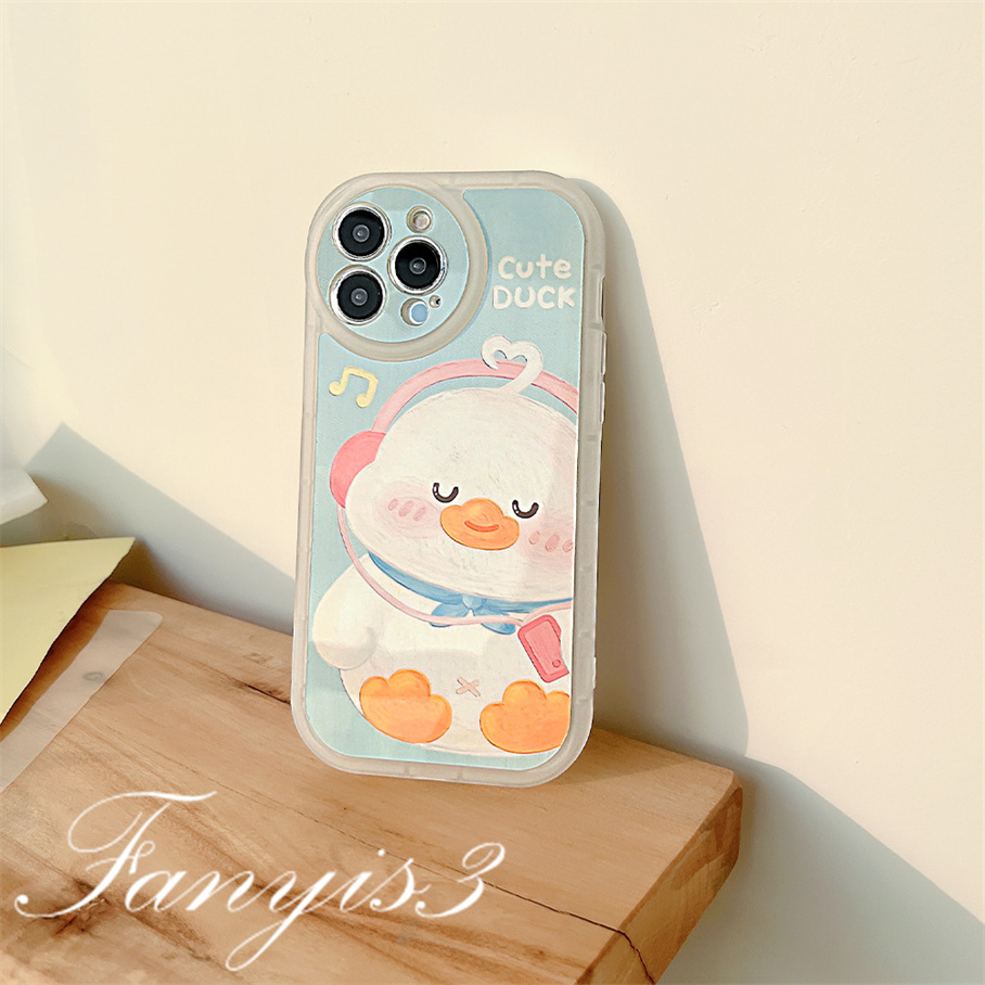 Redmi 12C A1 10C 10A 10 9A 9C 9 9T Note 11s 10s 9s 11 10 9 8 Pro Poco X3NFC X3Pro X3 Mi 11T 12 Pro 11Lite 10 mendengarkan Bebek Phone Case Soft TPU Cover