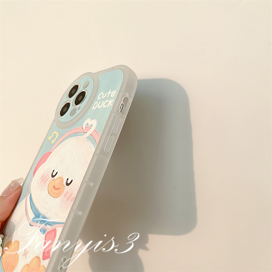 Redmi 12C A1 10C 10A 10 9A 9C 9 9T Note 11s 10s 9s 11 10 9 8 Pro Poco X3NFC X3Pro X3 Mi 11T 12 Pro 11Lite 10 mendengarkan Bebek Phone Case Soft TPU Cover