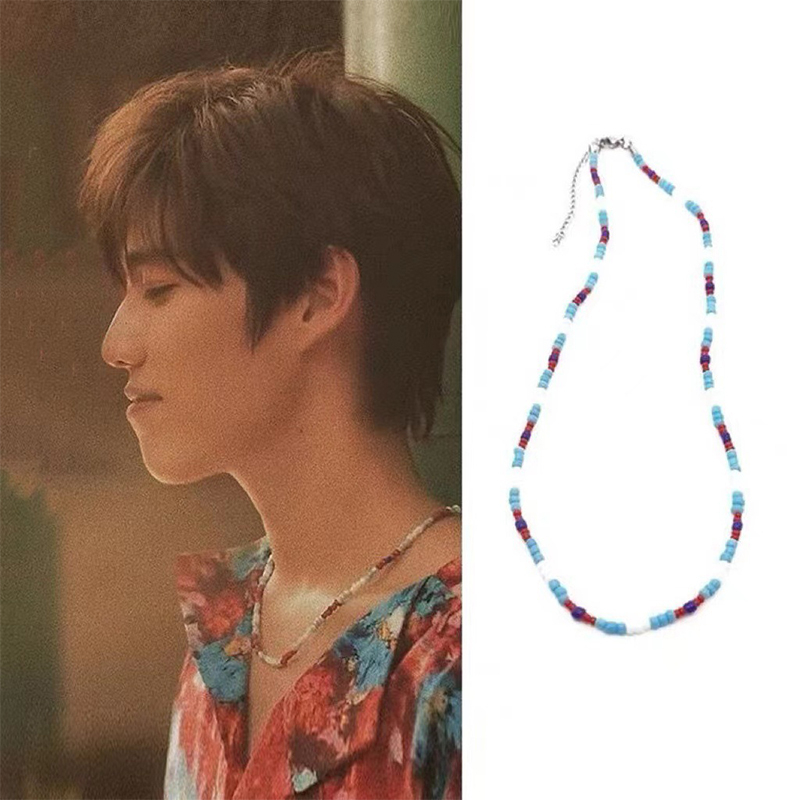 Bkpp Yang Sama Manik-Manik Padi Warna-Warni Kalung Gelang Manik-Manik Pelangi Vintage Bohemian Rantai