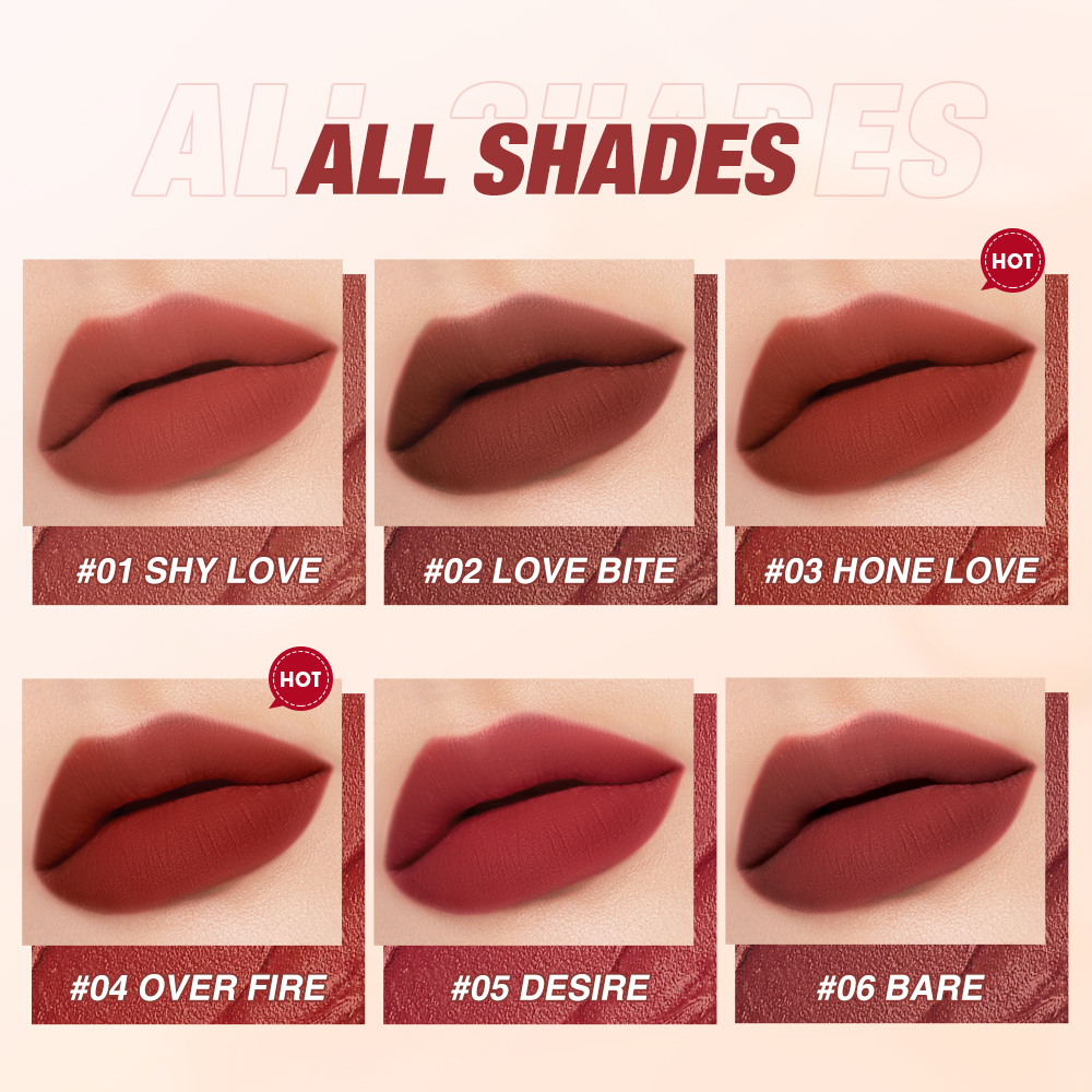 O.TWO.O Spun Gold Brocade Velvet Lipstick Matte Long Lasting