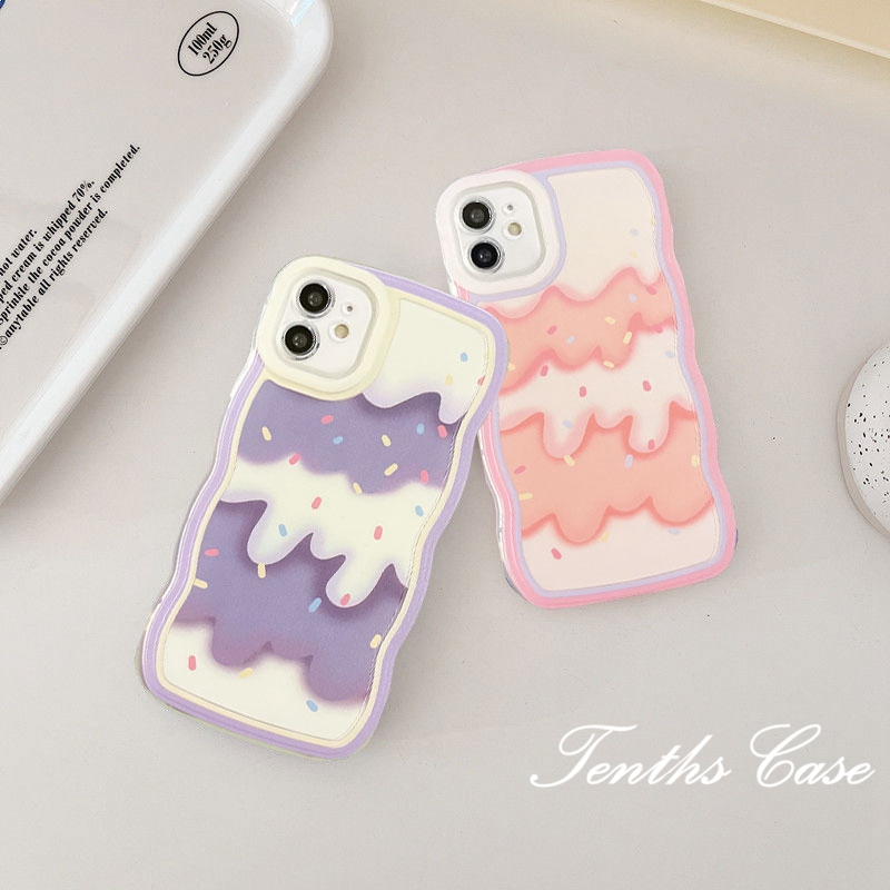 Redmi A1 12C 10C 10A 10 9 9A 9C 9T Note 11 Pro+11s 11 10s 10 9s 9 8 Pro Poco X4Pro X3 Pro X3NFC M3 M4 F3 Mi11 Lite 10TPro Leleh Es Krim Casing Ponsel Soft Cover