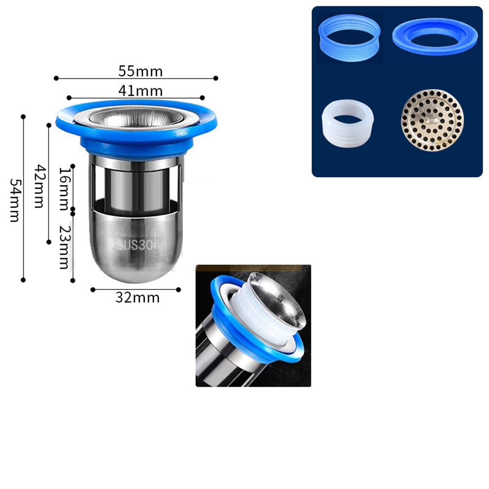 Floor Drain Core Stainless Steel 304 Dengan Anti Bau Anti Backflow Anti Sumbat Dan Seal Air Dalam