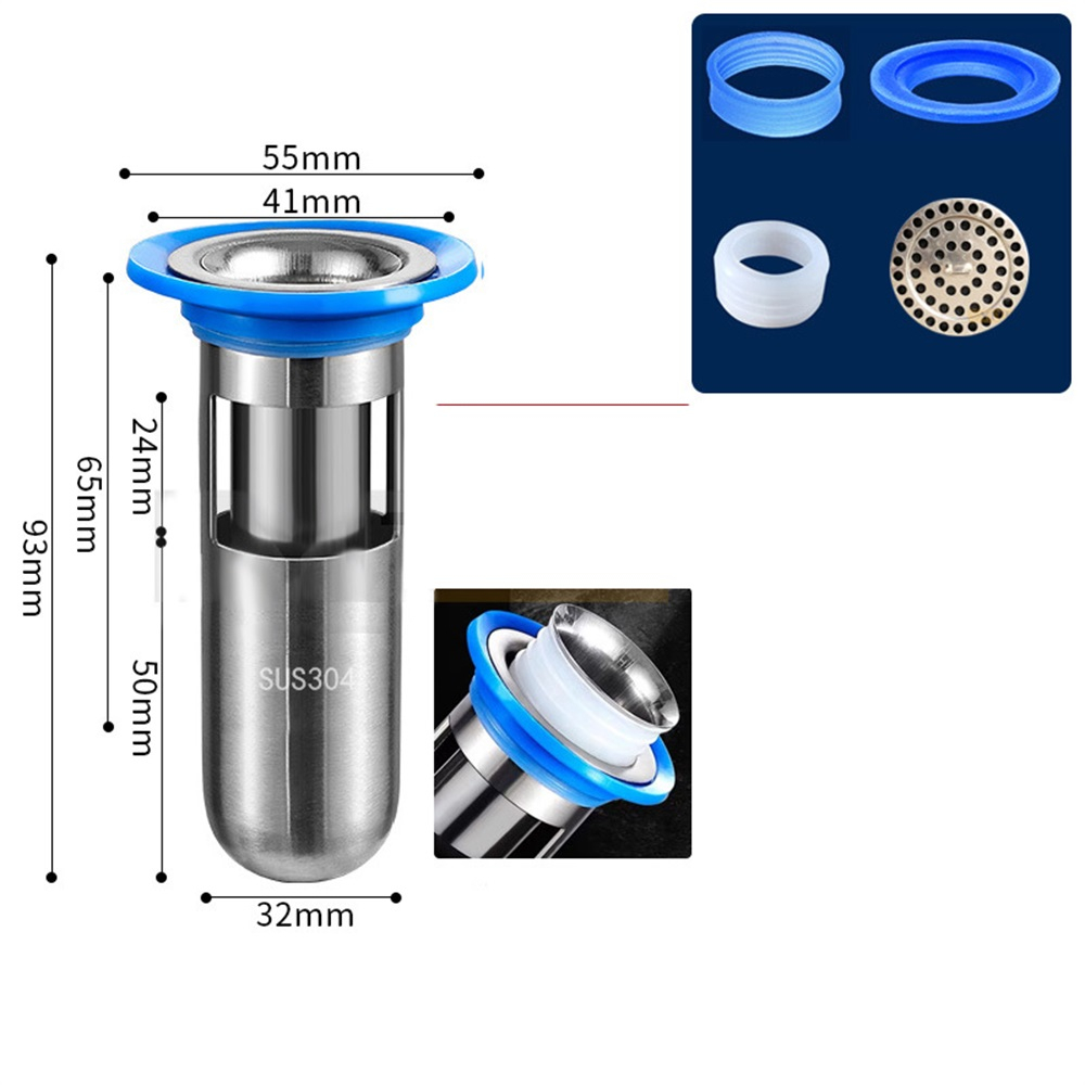 Floor Drain Core Stainless Steel 304 Dengan Anti Bau Anti Backflow Anti Sumbat Dan Seal Air Dalam