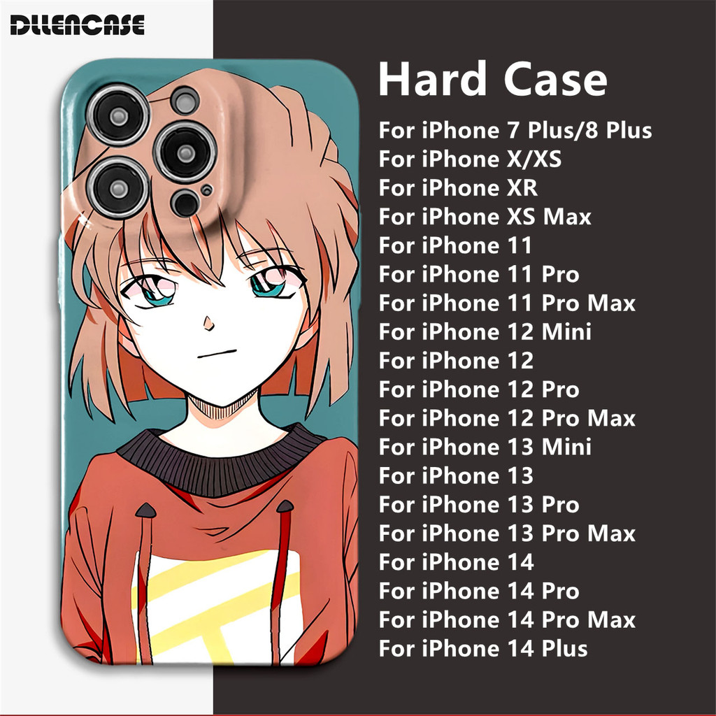 Dllencase Kompatibel Untuk iPhone 14 Pro Max 13pro Max13 /12 /11Seri Baru Film Trendi Cangkang Hard Case, Tahan Guncangan Dan Jatuh, Dengan Nuansa premium E063