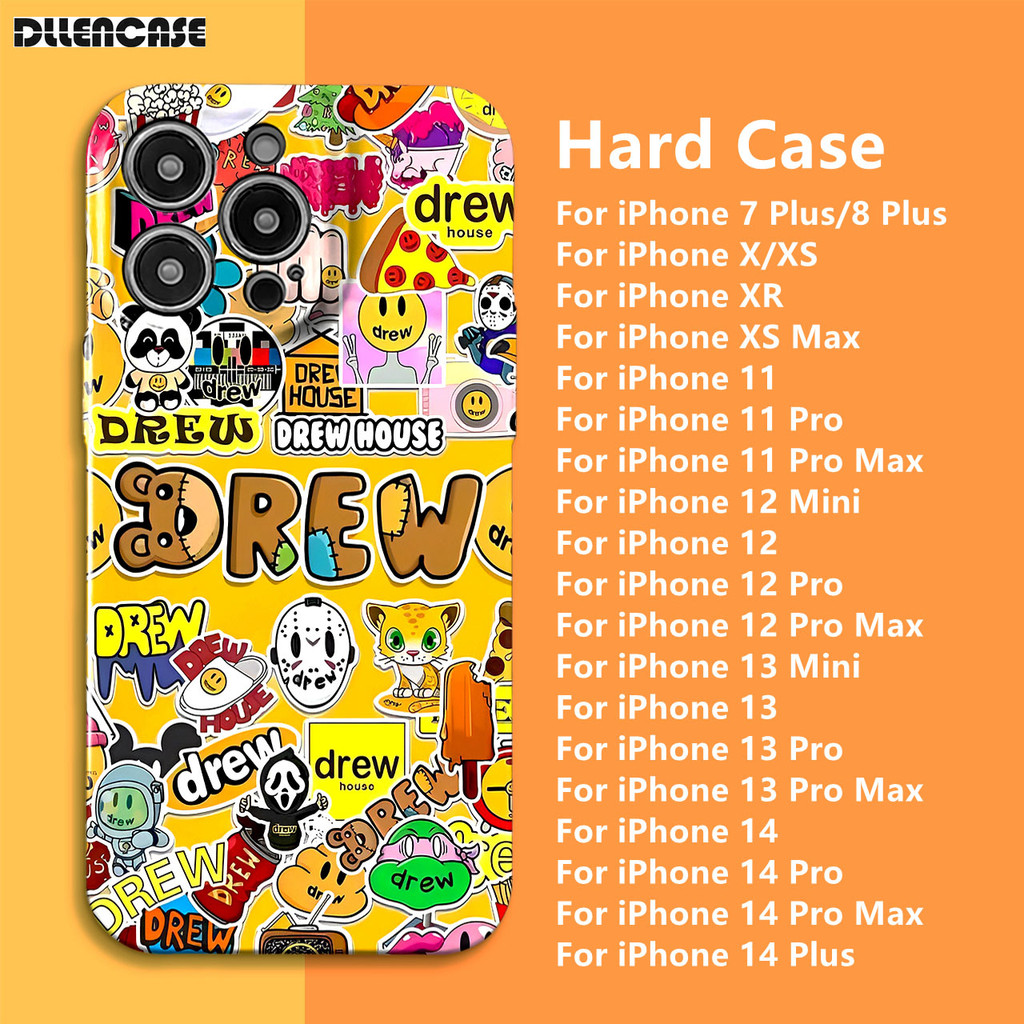 Dllencase Kompatibel Untuk iPhone 14 Pro Max 13pro Max13 /12 /11Seri Baru Film Trendi Cangkang Hard Case Tahan Guncangan Dan Jatuh, Dengan Nuansa premium E032