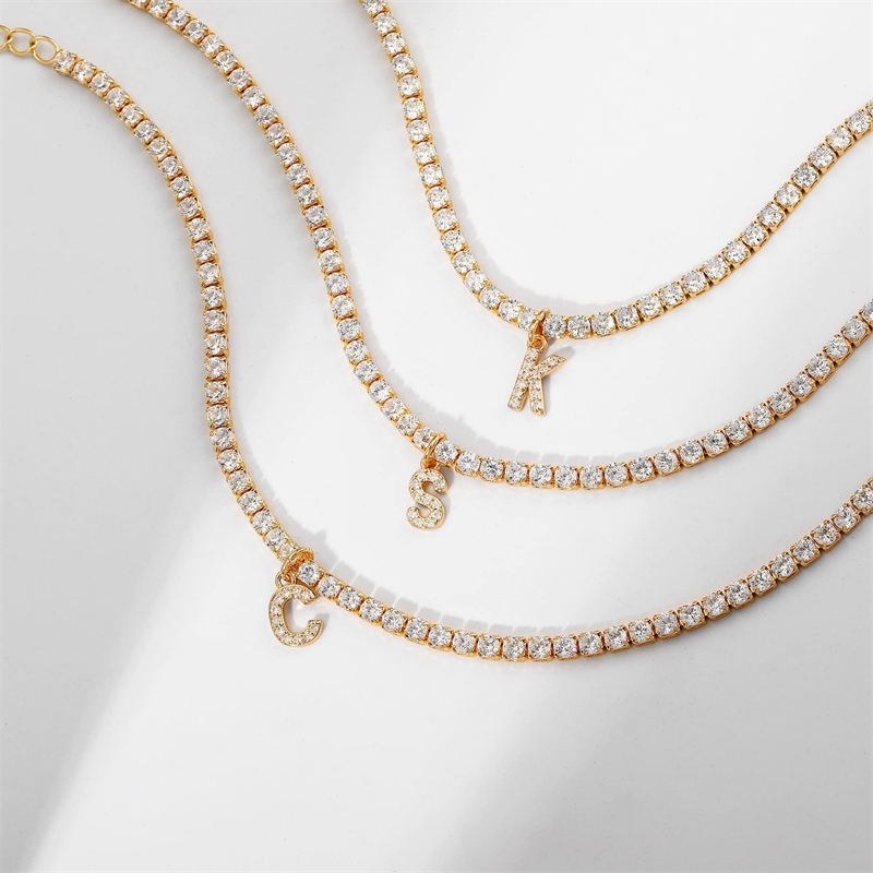 Gelang Kaki Liontin Berlian Emas 26huruf, Gelang Kaki Huruf Pria Dan Wanita fashion Klasik, Perhiasan Grosir