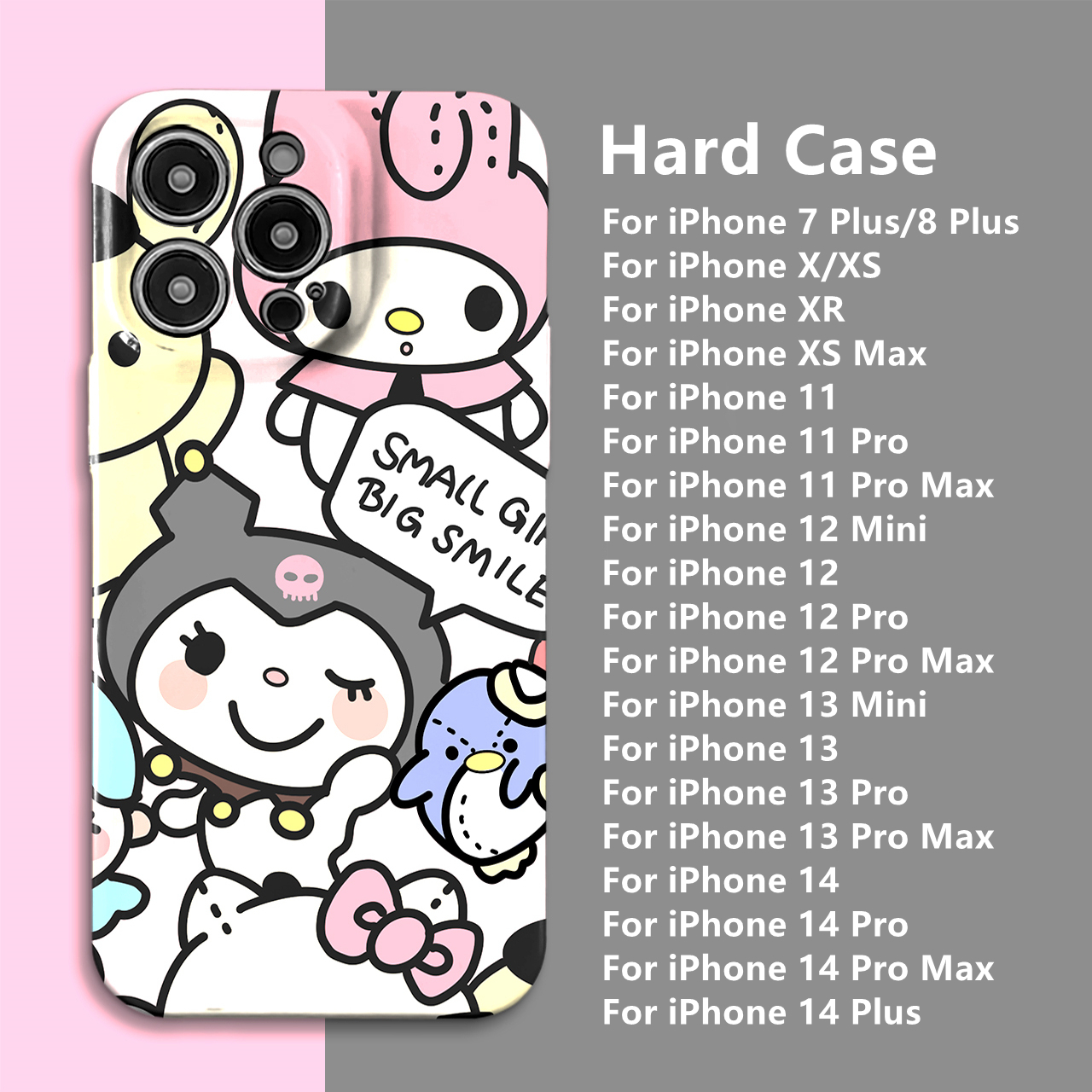 Dllencase Kompatibel Untuk iPhone 14 Pro Max 13pro Max13/12 /11 series XS Max XR 7plus Hard Case Film Shell Trendi Baru, Tahan Guncangan Dan Jatuh, Dengan premium