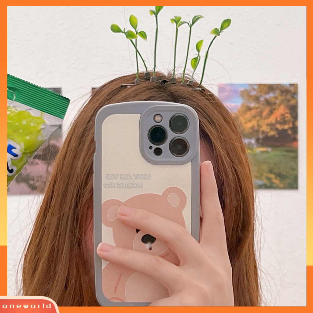 [ONE] Hair Clip Funny Snap-on Decorative Attractive Wear-resistant Hair Decoration Gifts Kids Girls Women Bean Sprout Hairpin Barrette for Daily Wear