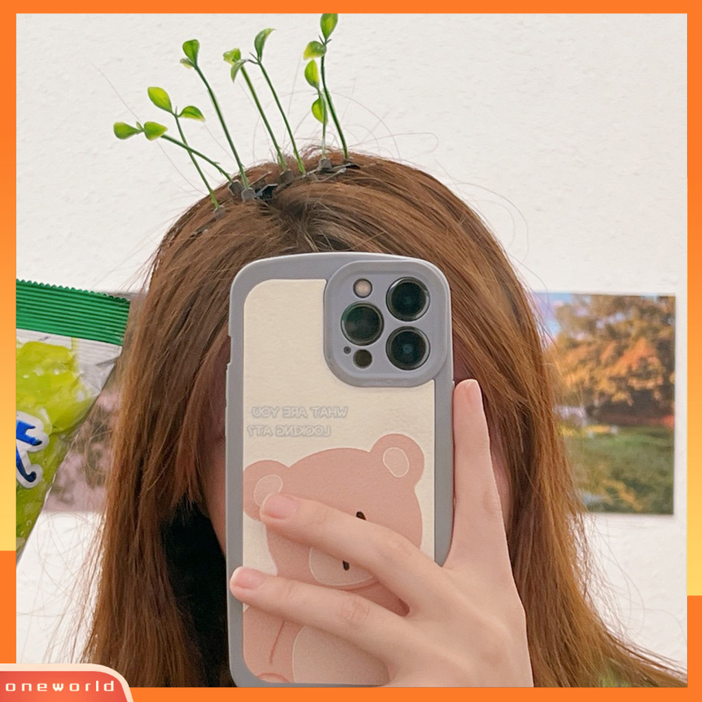 [ONE] Hair Clip Funny Snap-on Decorative Attractive Wear-resistant Hair Decoration Gifts Kids Girls Women Bean Sprout Hairpin Barrette for Daily Wear