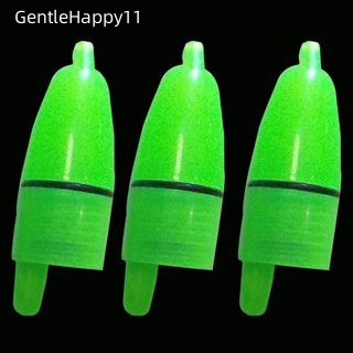 Gentlehappy 10pcs/Set Led Bercahaya Memancing Lonceng Alarm Klip Malam Plastik Pancing Tip Lampu Led Bell Bite Ring Umpan Ikan Al id