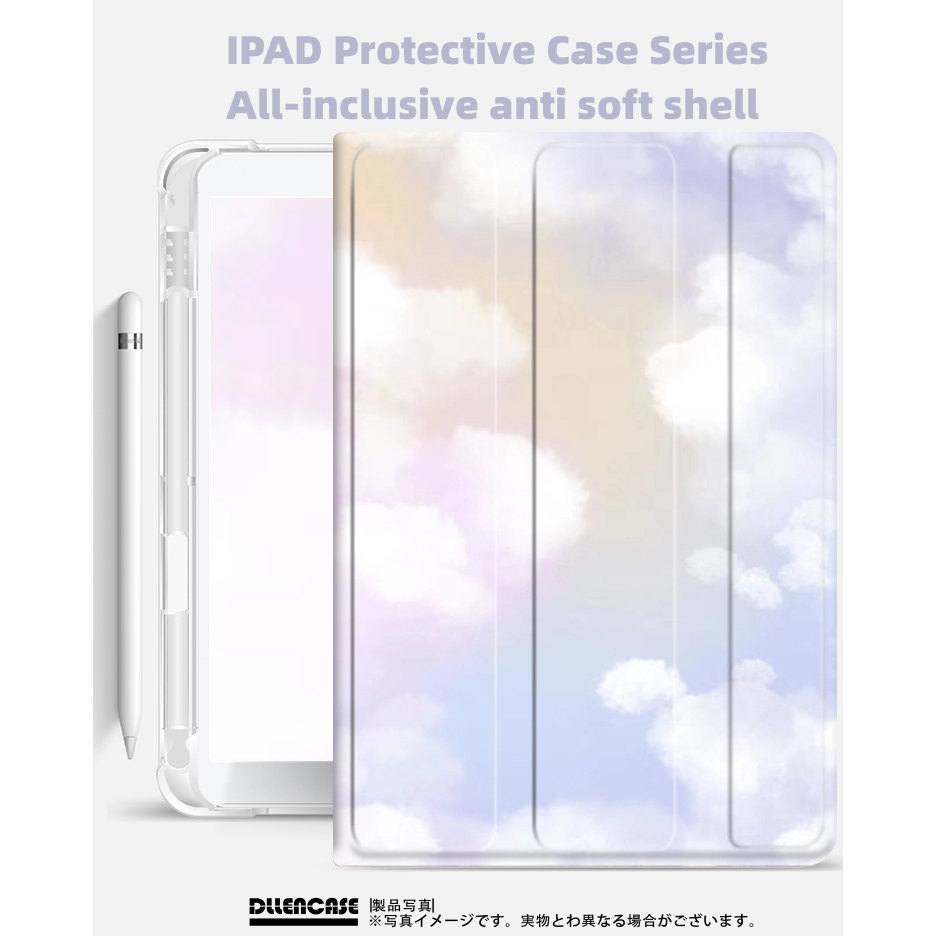 Dllencase For iPad Case Dengan Tempat Pensil Untuk 2022 Gen10 2021 Pro 11 2019 2020 10.2 7/8th Gen 2018 9.7 5/6th Mini 4 5 6 Air 4 5 10.5 10.9 Cover A362