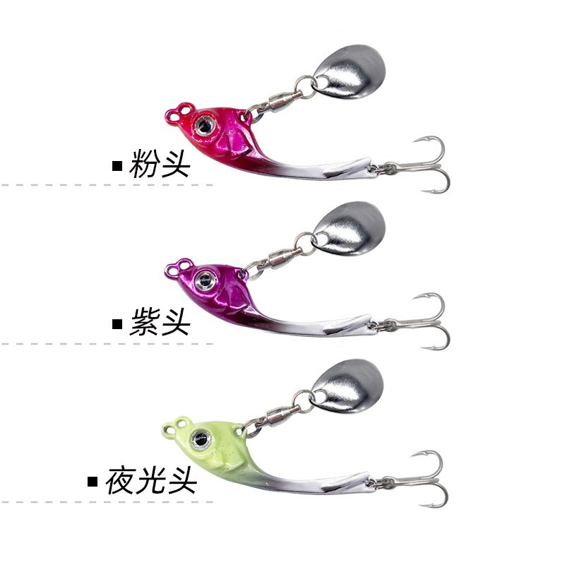 1pcs Logam Vib Blade Lure Spinner Getaran Sendok Umpan 7g 10g 15g 20g Memancing Umpan Katak Lembut Jig Plastik Umpan Buatan Bass Pike Bertengger Lure