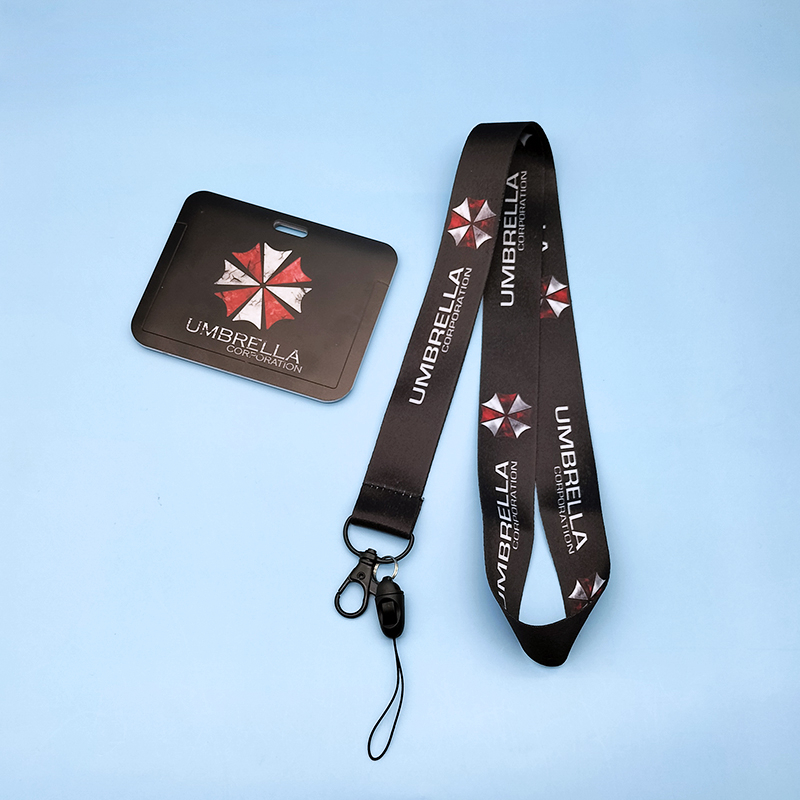 Resident Evil Neck Straps Dengan ID Tag Holder Protector Untuk Ponsel Sling Student Card Straps Keyring Anti-Drop Lanyard