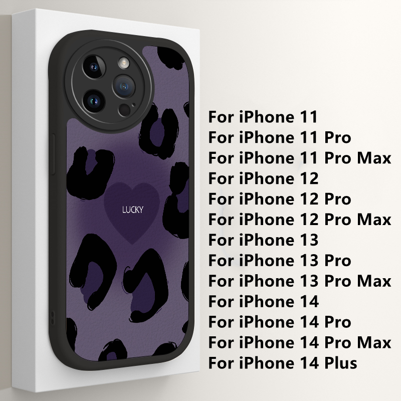 Dllencase Untuk iPhone Case Kompatibel Untuk iPhone 14pro Max14Plus Untuk iPhone 13pro Max11 /12 /13/Pro/Pro Max Silikon Lembut Shockproof Case Cover C190 C191